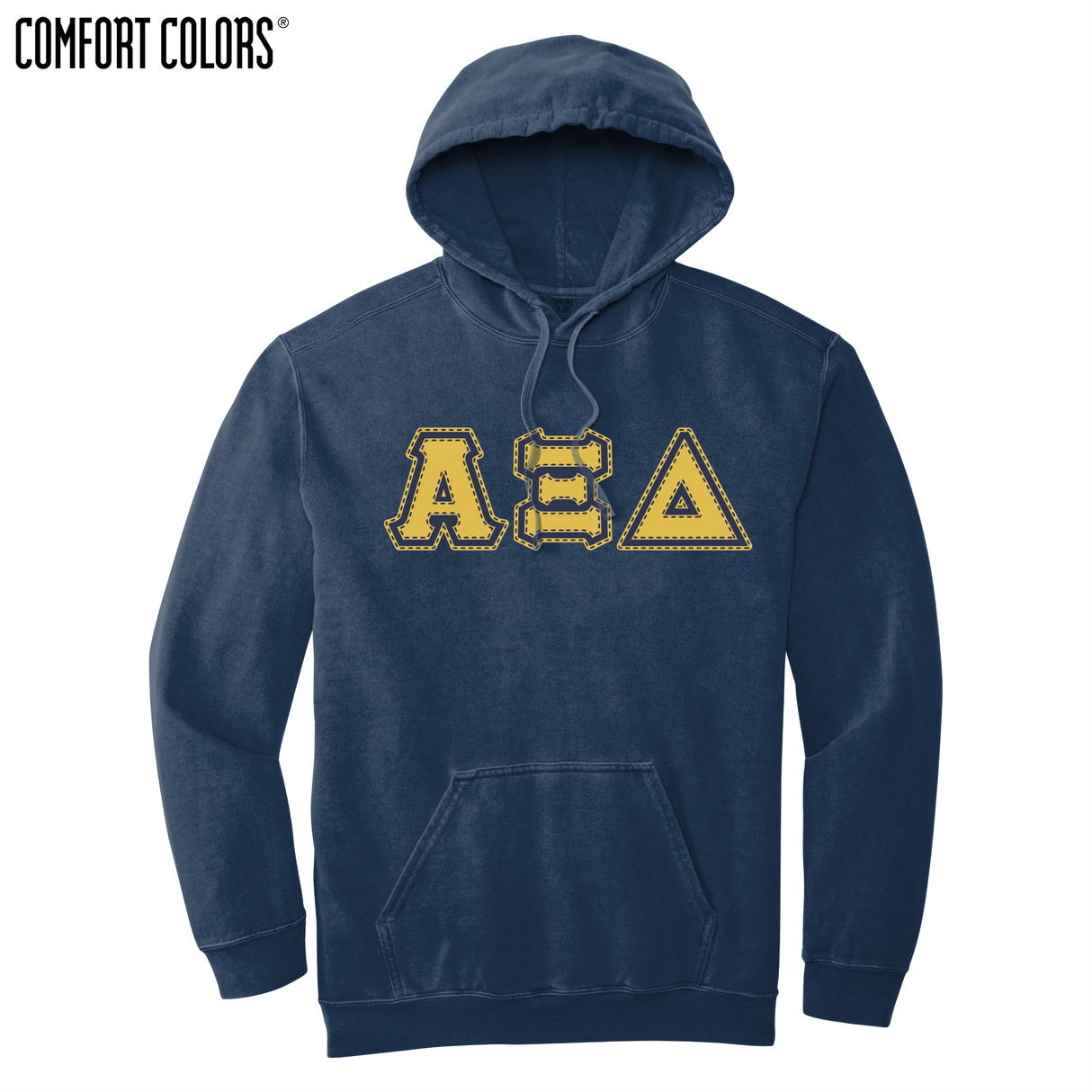 Greek Letters Ring-Spun Hoodie