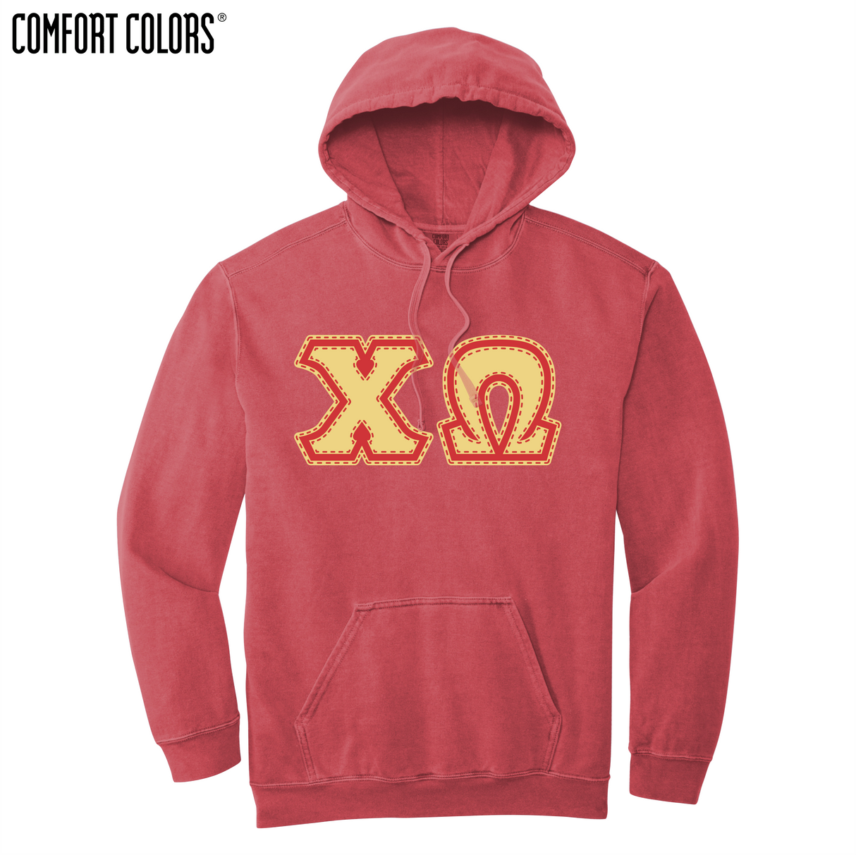 Greek Letters Ring-Spun Hoodie