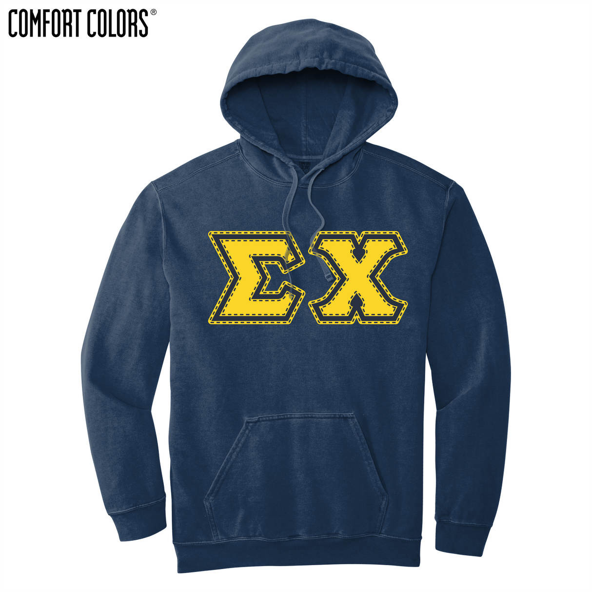 Greek Letters Ring-Spun Hoodie