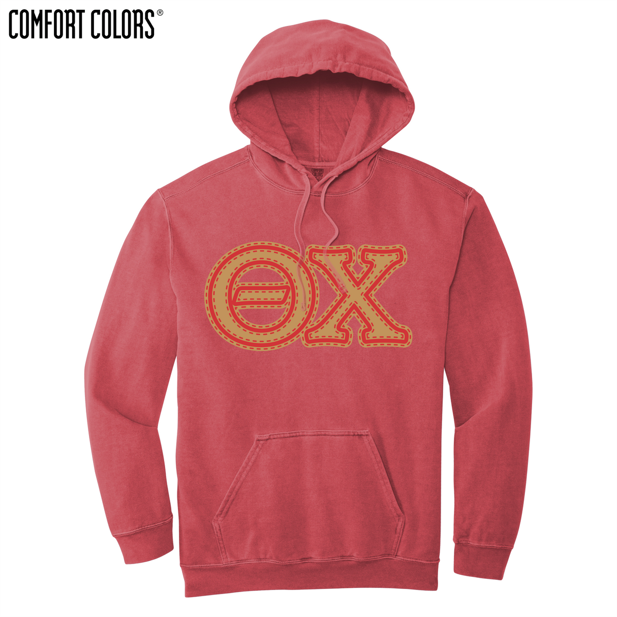 Greek Letters Ring-Spun Hoodie