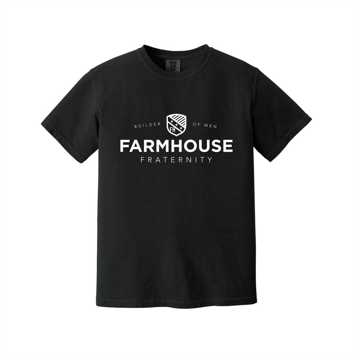 Greek Letters Heavyweight Ring Spun Tee