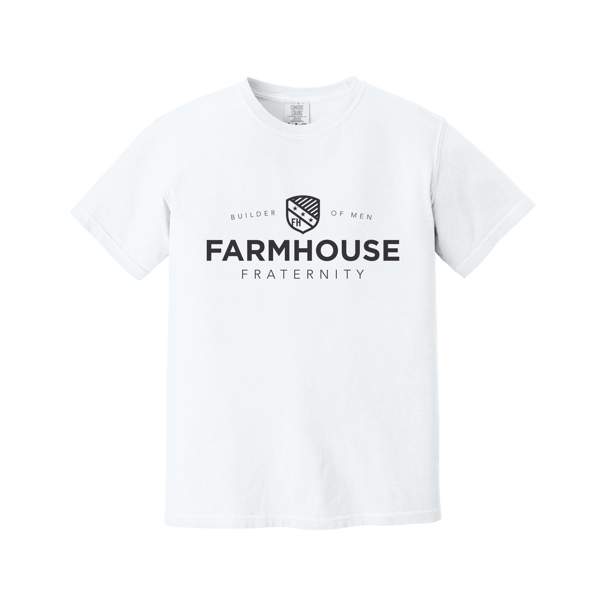 Greek Letters Heavyweight Ring Spun Tee
