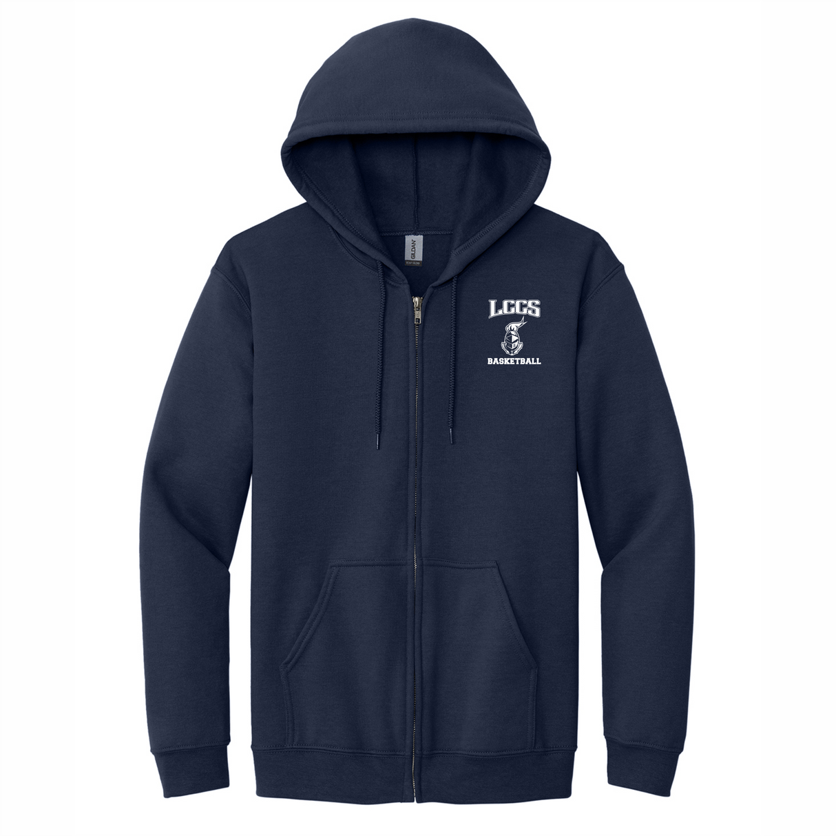 LCCS Basketball Full-Zip Hoodie