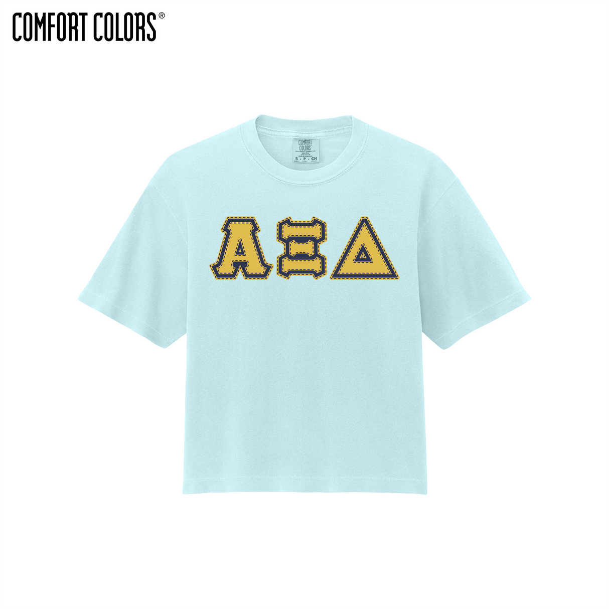 Greek Letters Women’s Heavyweight Boxy Tee