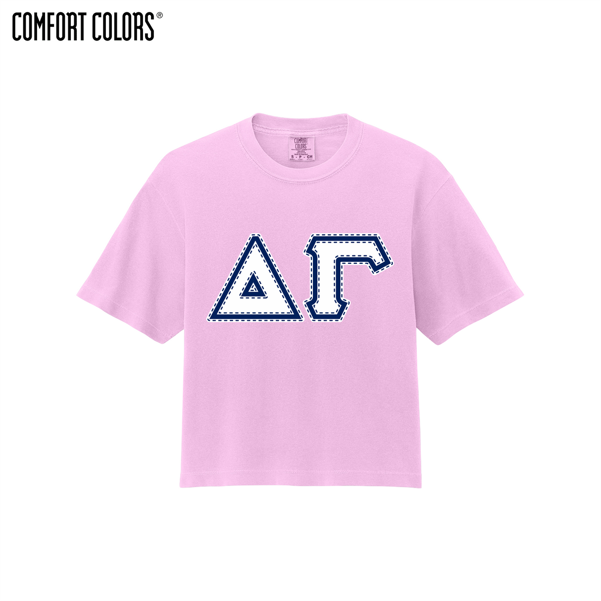 Greek Letters Women’s Heavyweight Boxy Tee