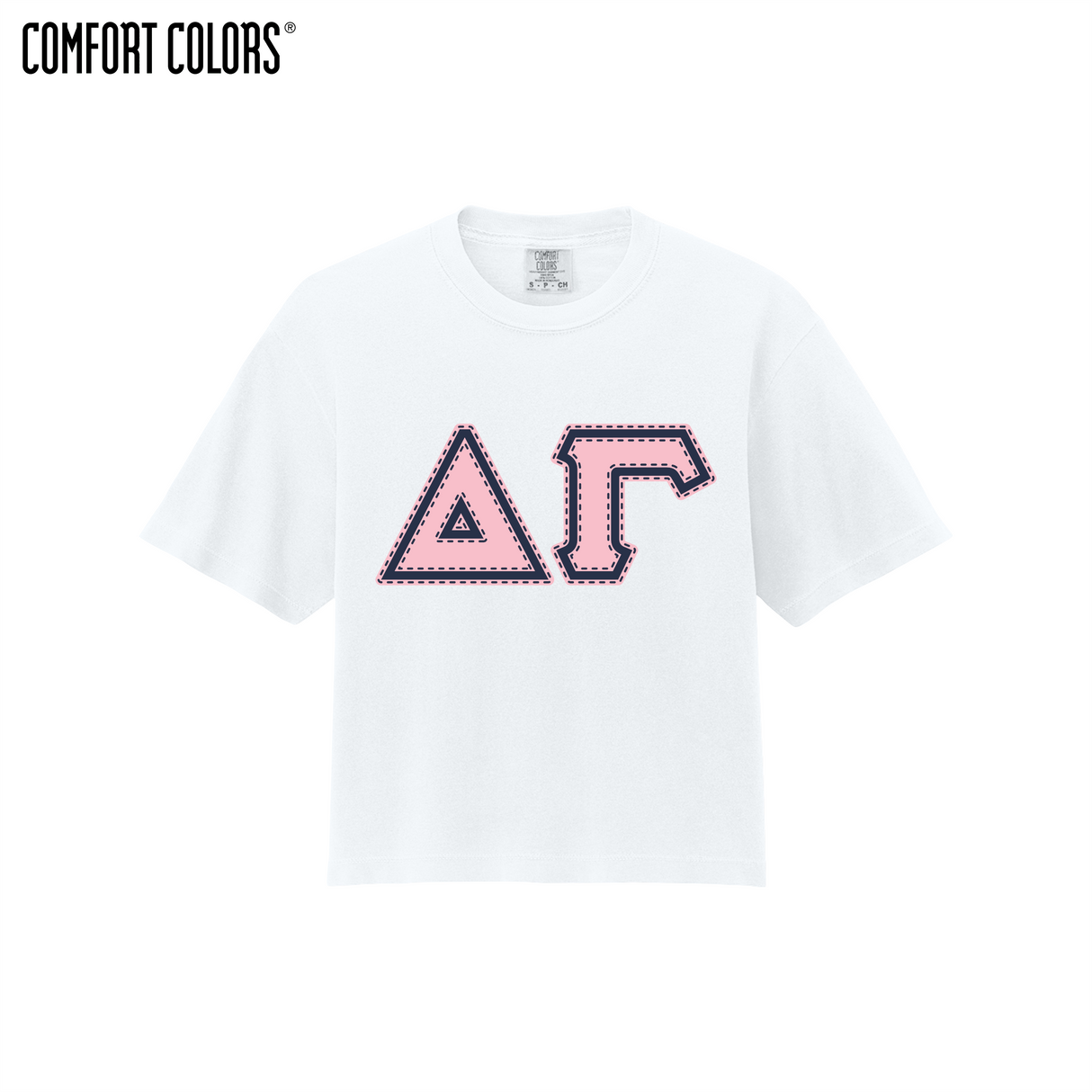 Greek Letters Women’s Heavyweight Boxy Tee