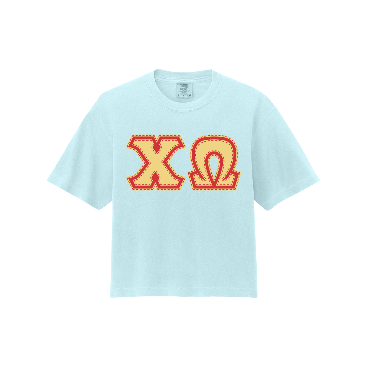 Greek Letters Women’s Heavyweight Boxy Tee