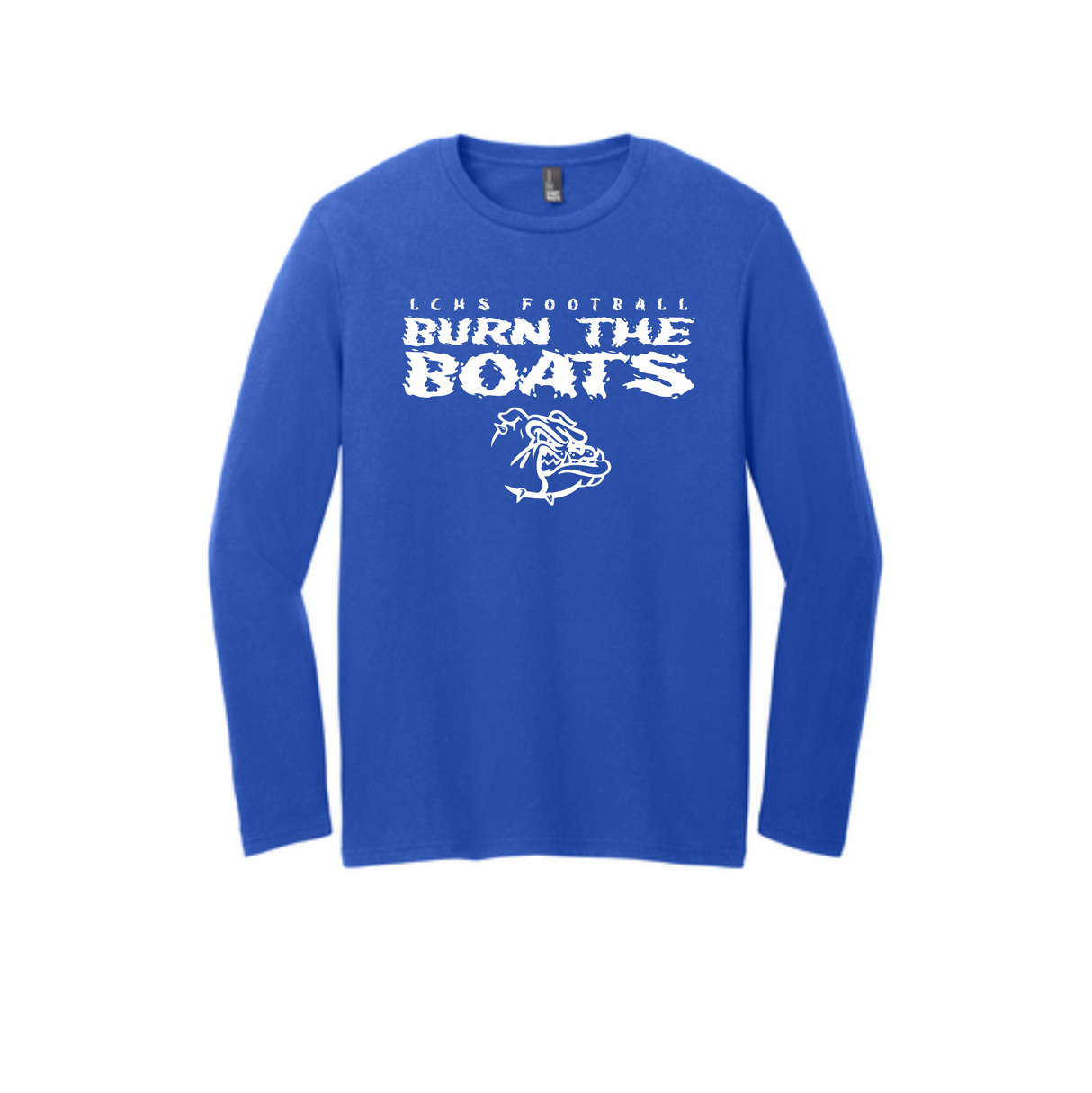 LCHS Football "Burn" Long-Sleeve Cotton Tee
