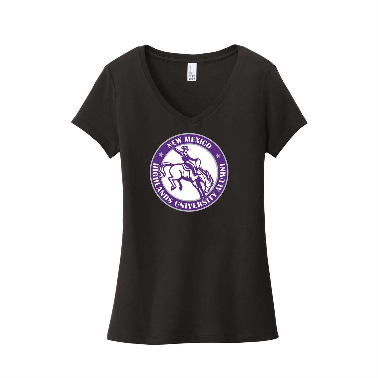 NM Highlands Women's V-Neck Cotton Tee