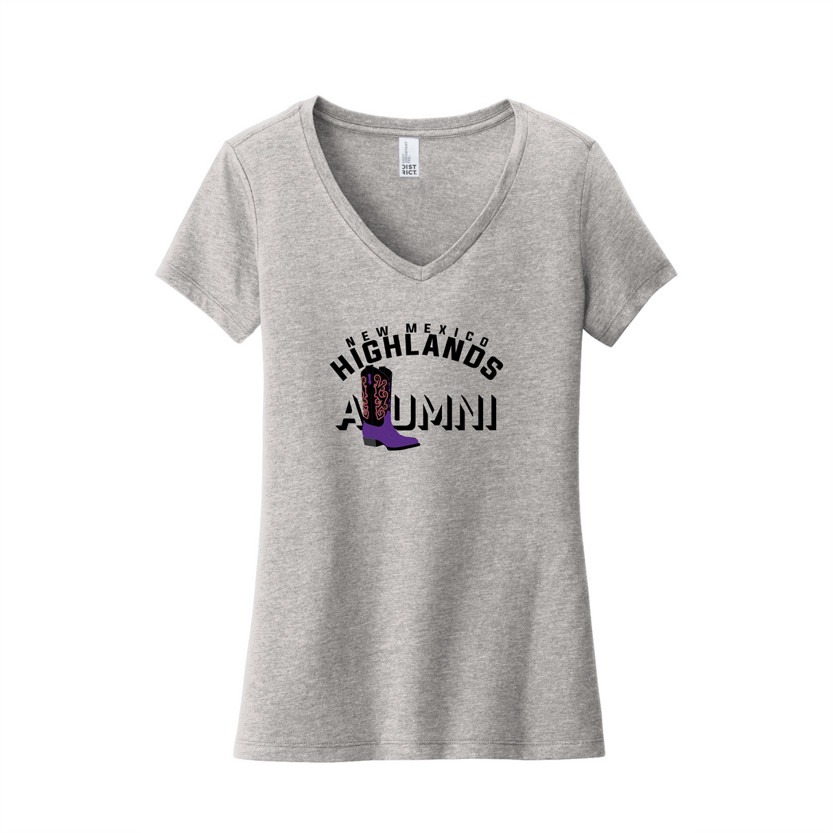 NM Highlands Women's V-Neck Cotton Tee