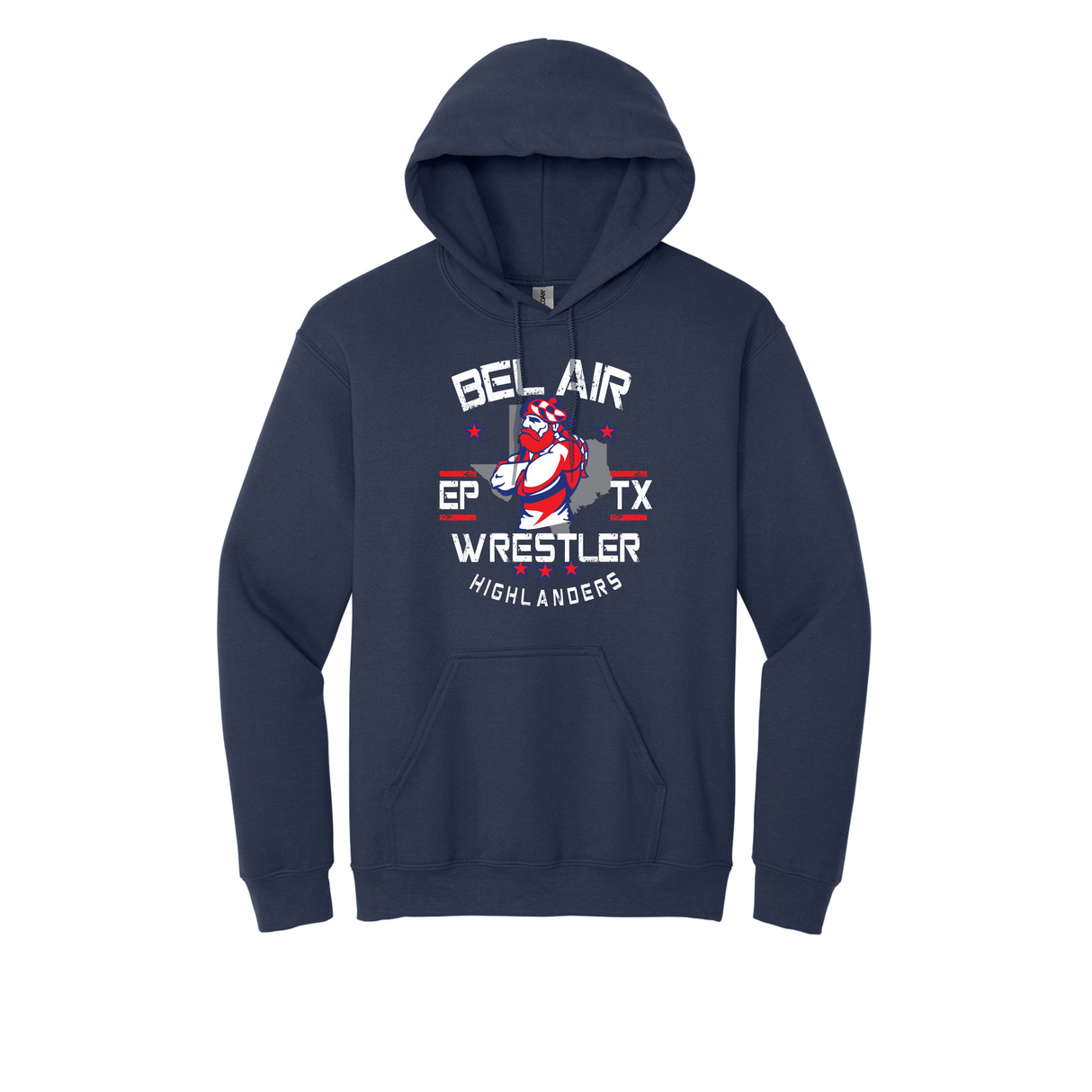 Bel Air Wrestling Pullover Hoodie
