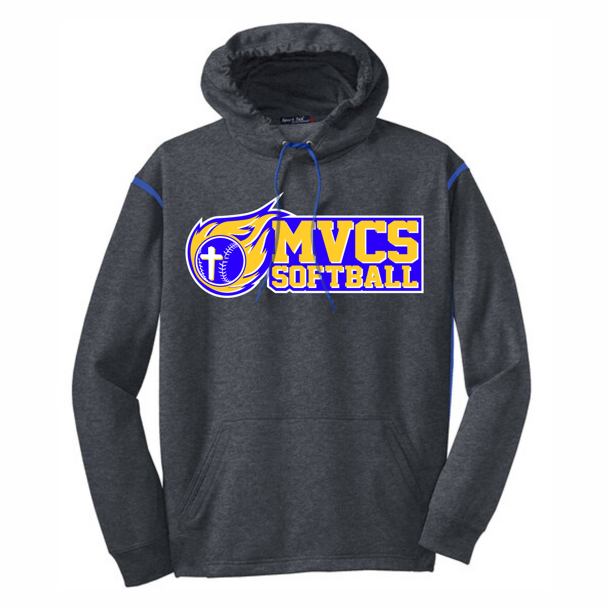 MVCS Softball Performance Pullover Hoodie