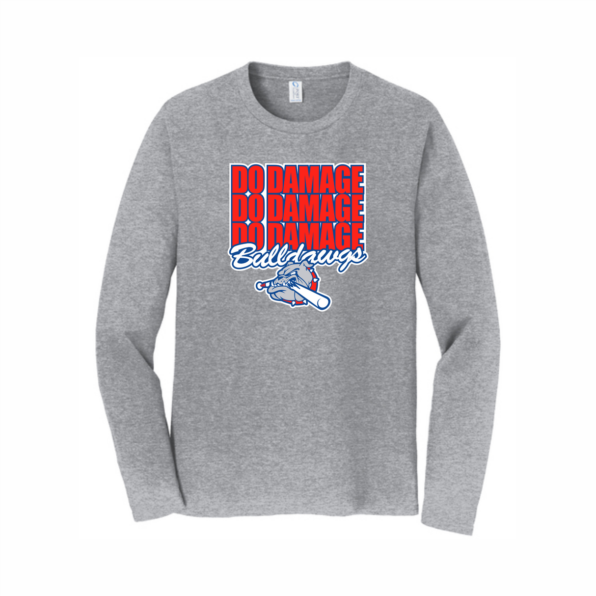 LCHS Baseball Long-Sleeved Cotton Tee
