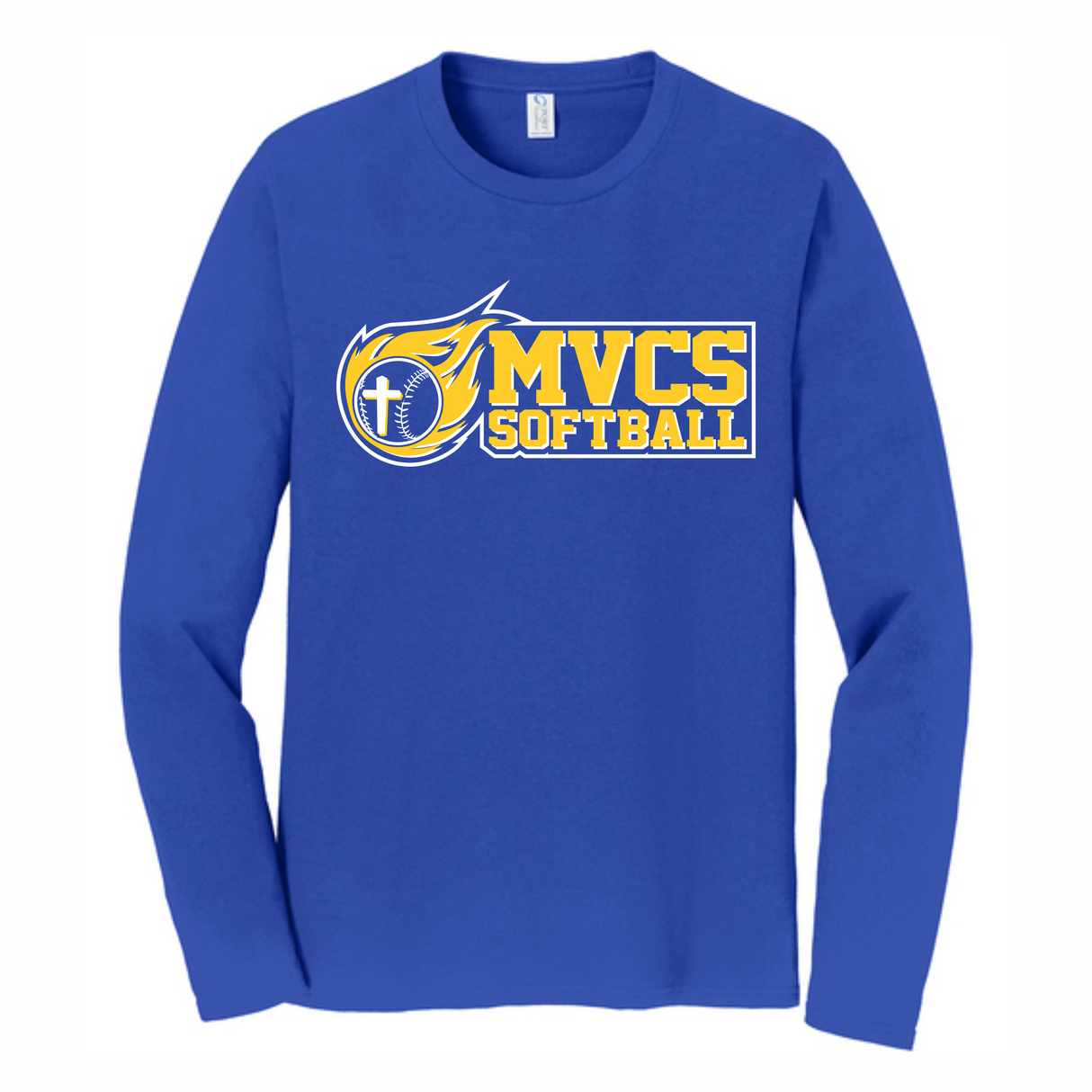 MVCS Softball Long-Sleeve Cotton Tee