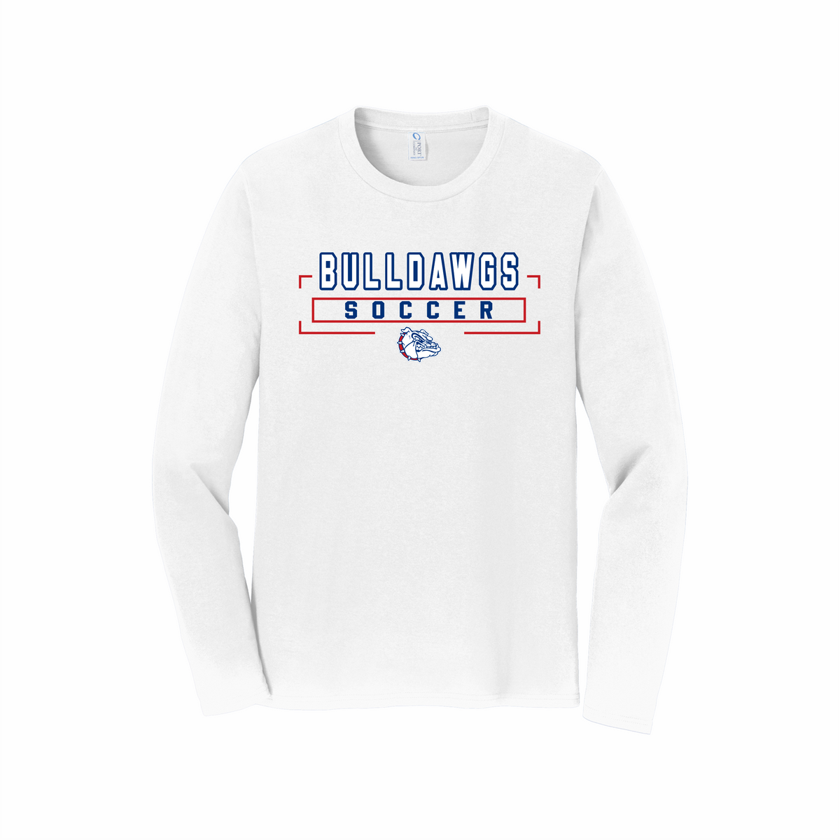 LCHS Lady Bulldawg Soccer Long Sleeve Cotton Tee