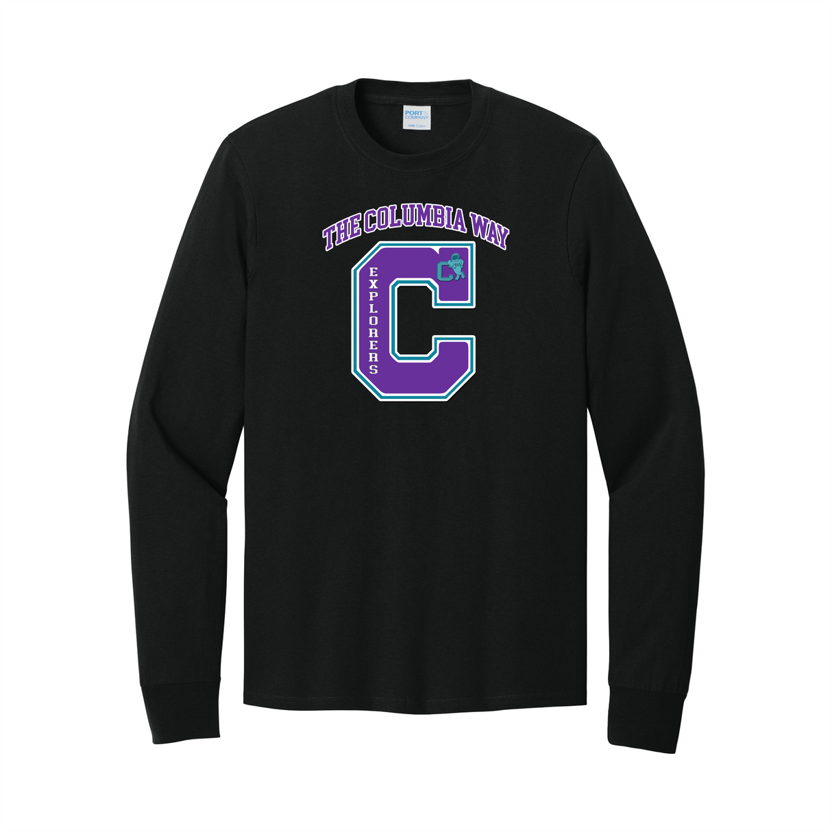 Columbia Elementary Long-Sleeve Cotton Tee
