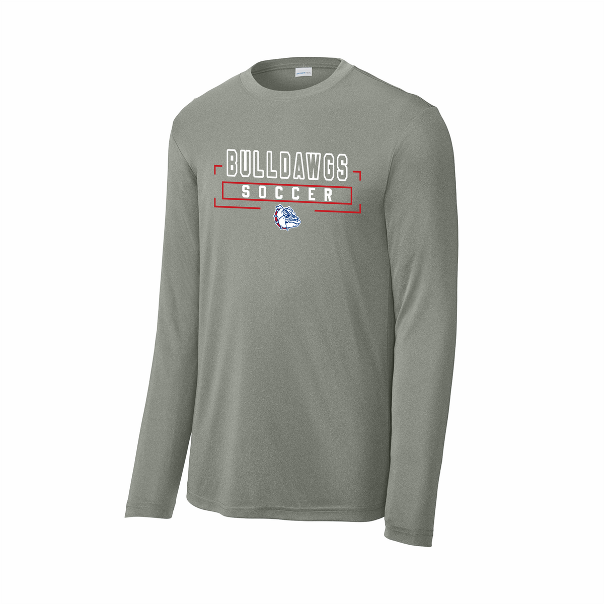 LCHS Lady Bulldawg Soccer Long Sleeve Performance Tee