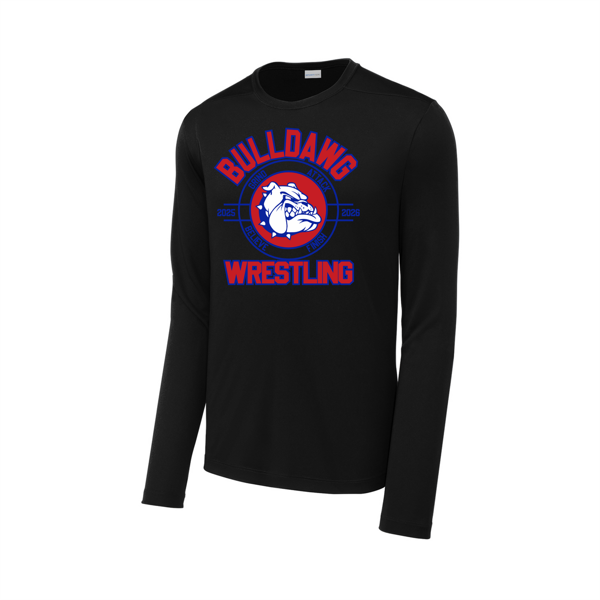 LCHS Wrestling Long-Sleeved Performance Tee