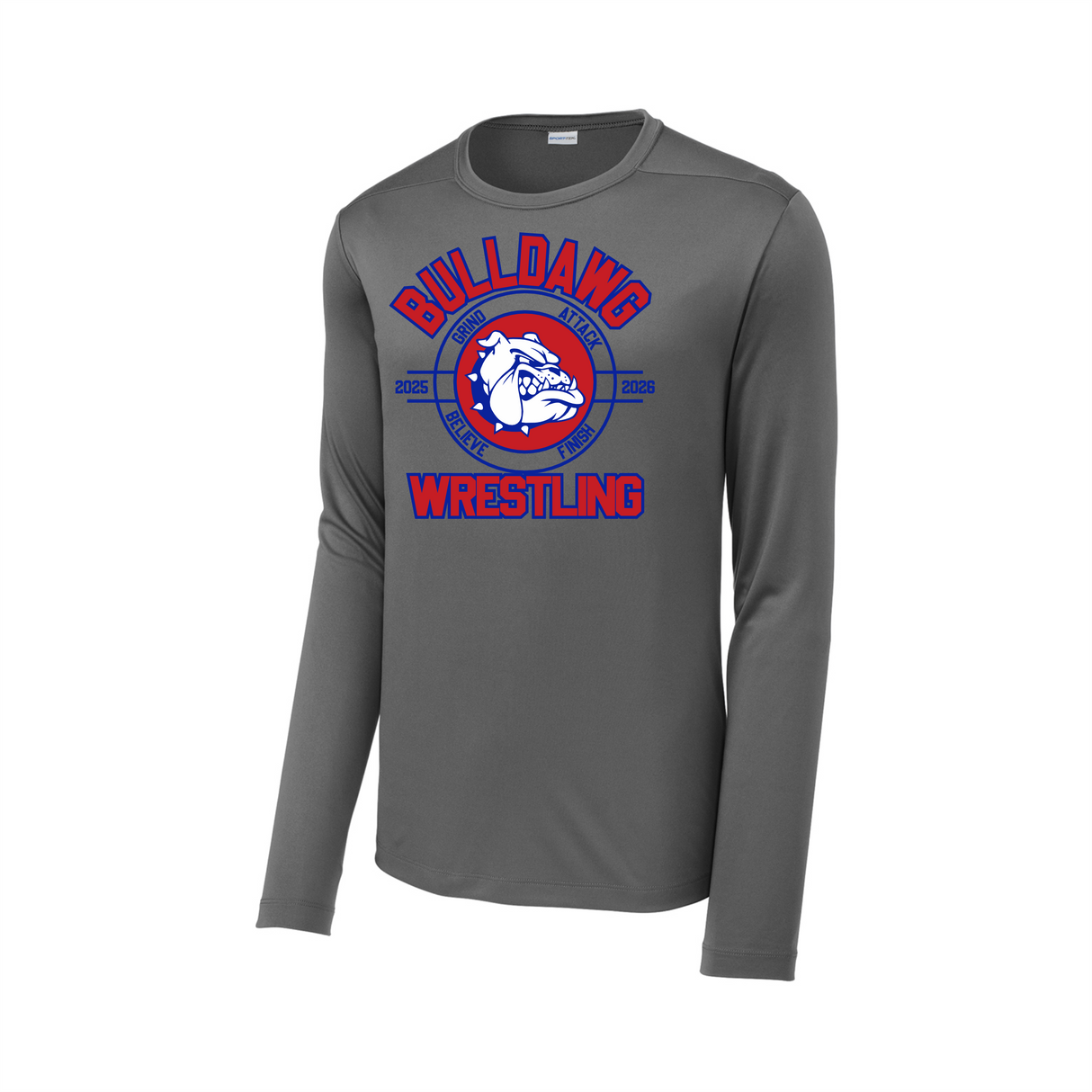 LCHS Wrestling Long-Sleeved Performance Tee