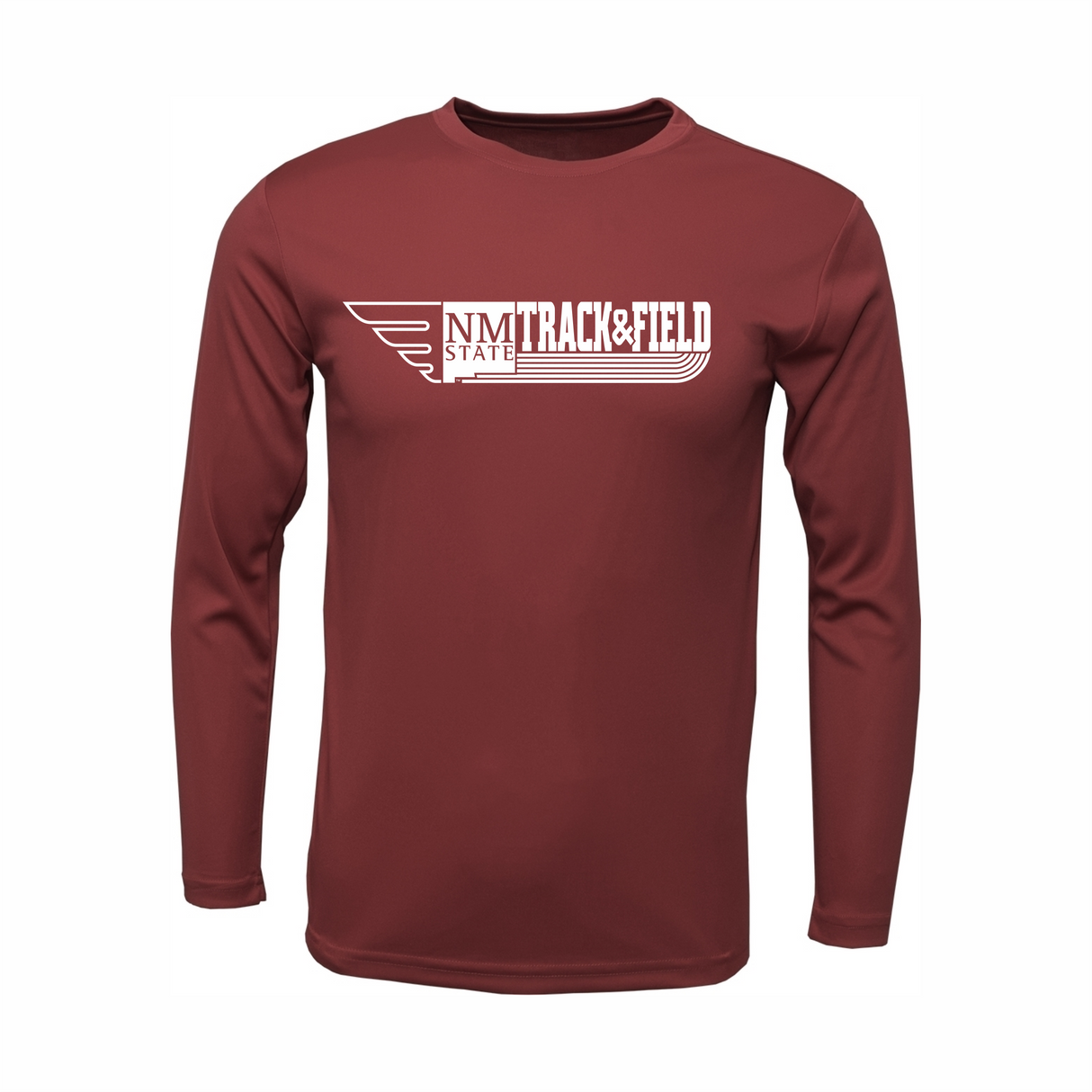 NMSU Track Long-Sleeve Performance Tee