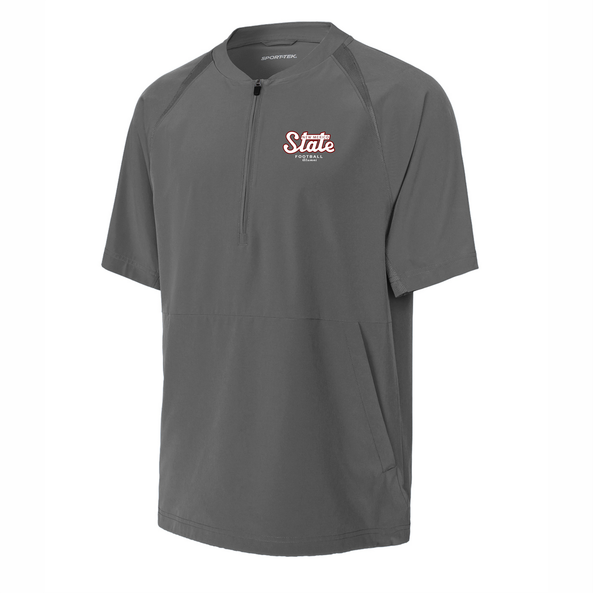 NMSU Football Alumni 1/2-Zip Short-Sleeve Jacket