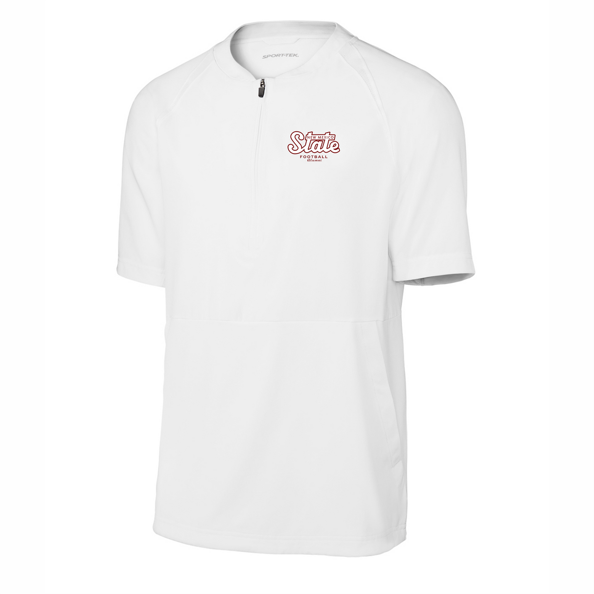 NMSU Football Alumni 1/2-Zip Short-Sleeve Jacket