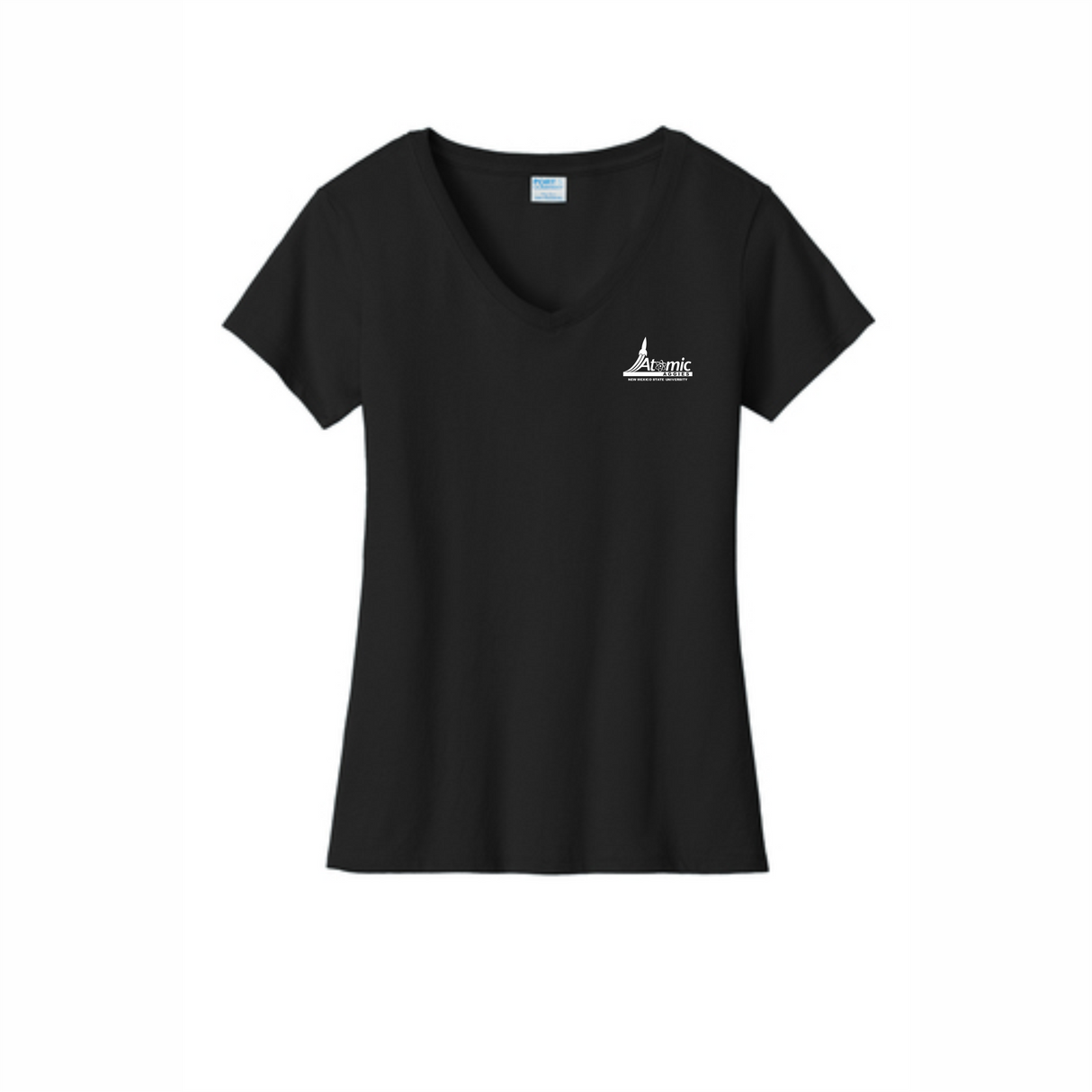 Atomic Aggies Women's V-Neck Cotton Tee