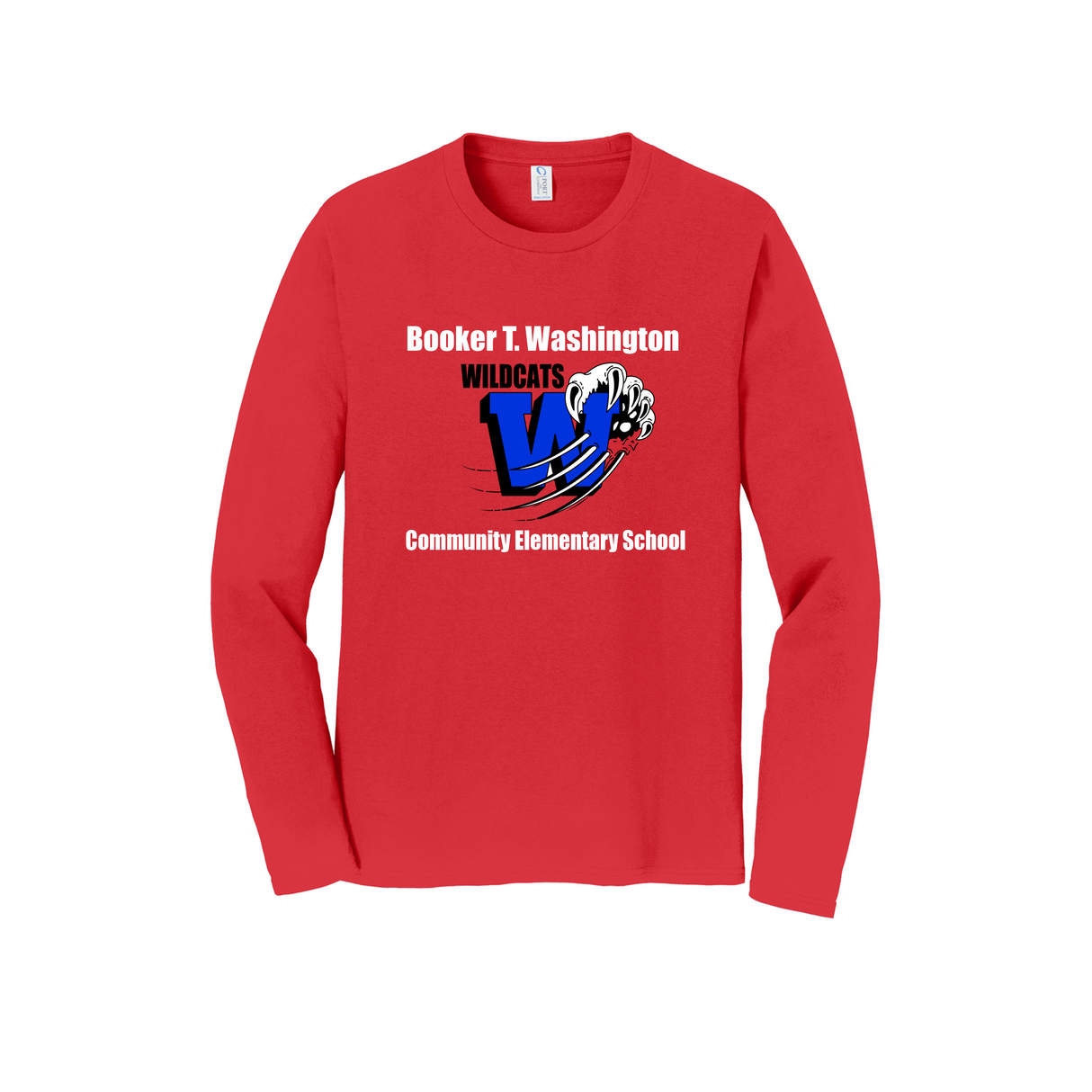 Booker T. Washington Elementary Long-Sleeved Cotton Tee