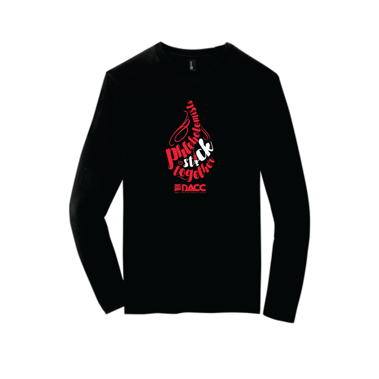 DACC Medical Assistant Phlebotomy Long-Sleeve Cotton Tee