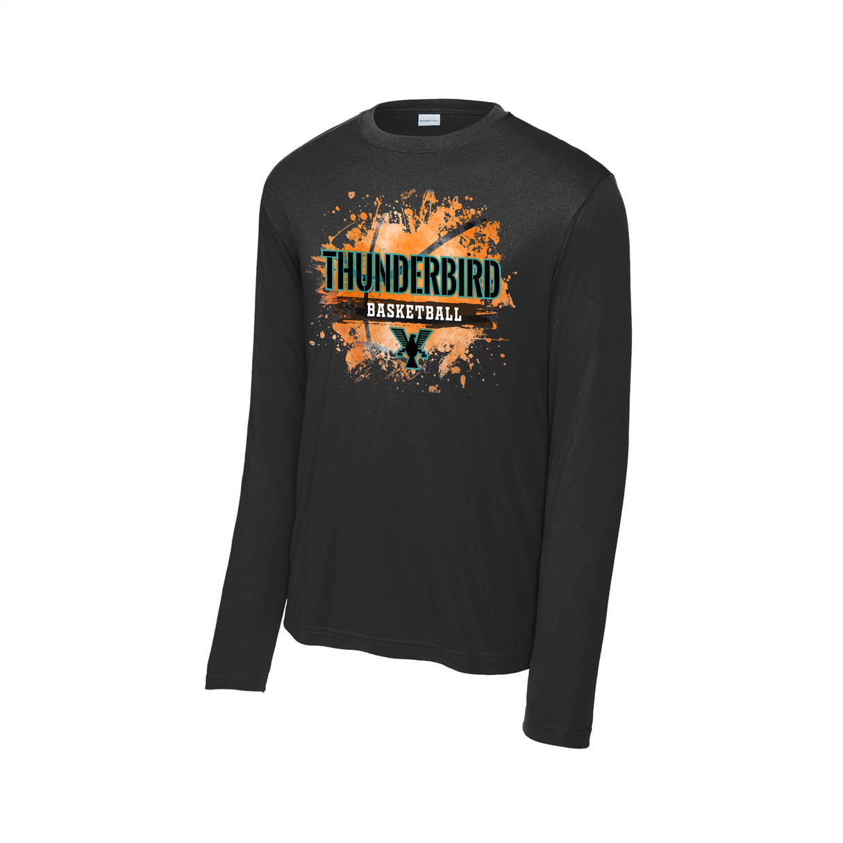 ZMS Girls Basketball Long-Sleeve Performance Tee