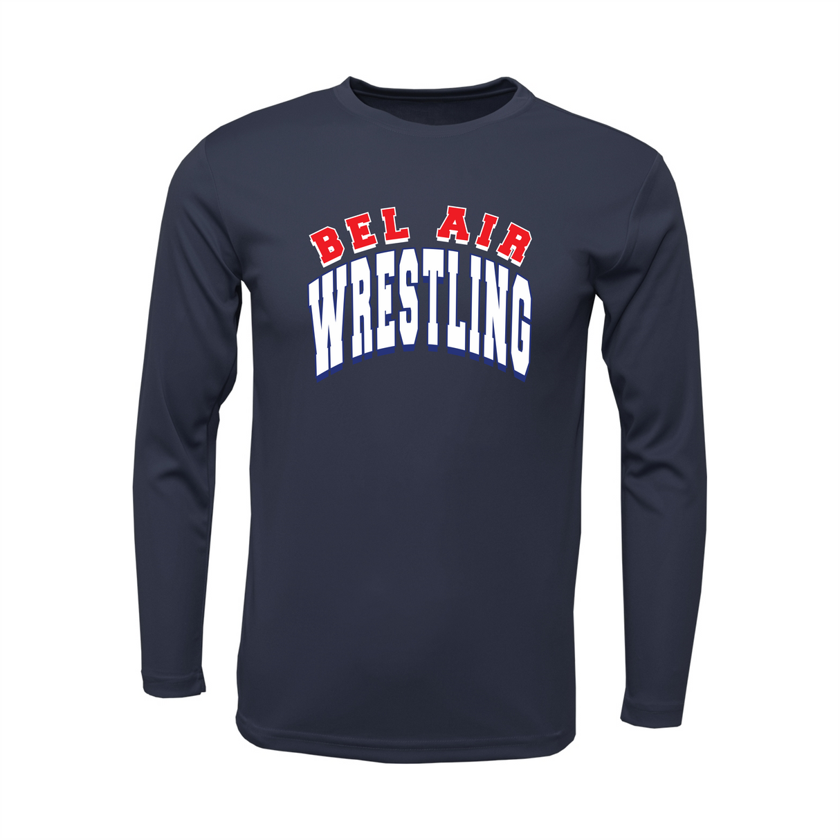 Bel Air Wrestling Long-Sleeved Performance Tee