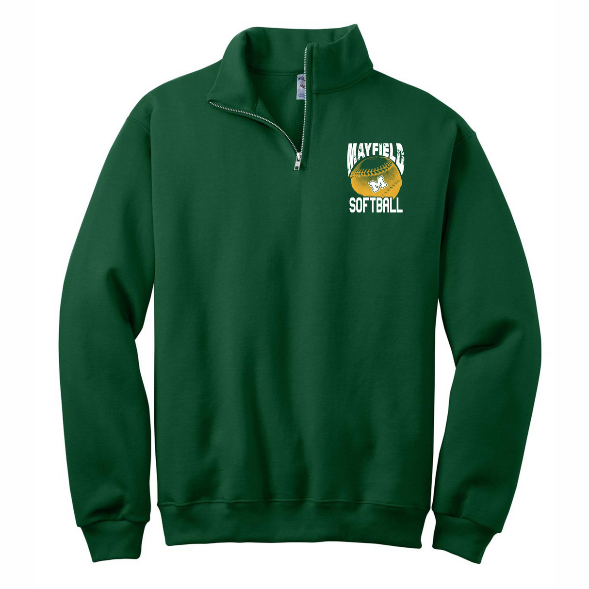 MHS Softball 1/4-Zip Pullover