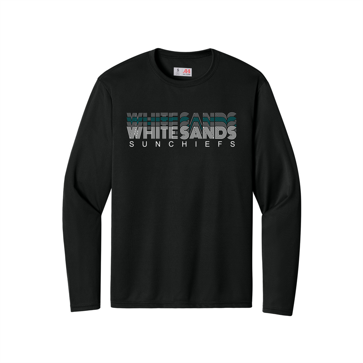 White Sands School Long-Sleeve Performance Tee
