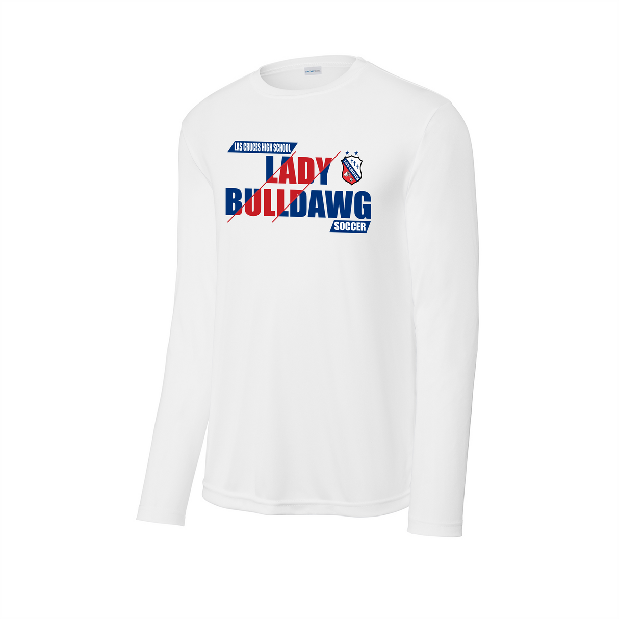 LCHS Lady Bulldawg Soccer Long Sleeve Performance Tee