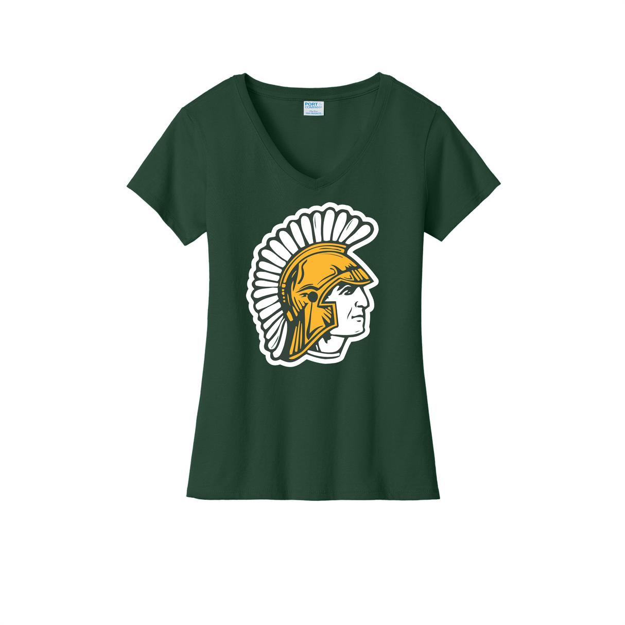 MHS Boys Soccer Women's V-Neck Cotton Tee