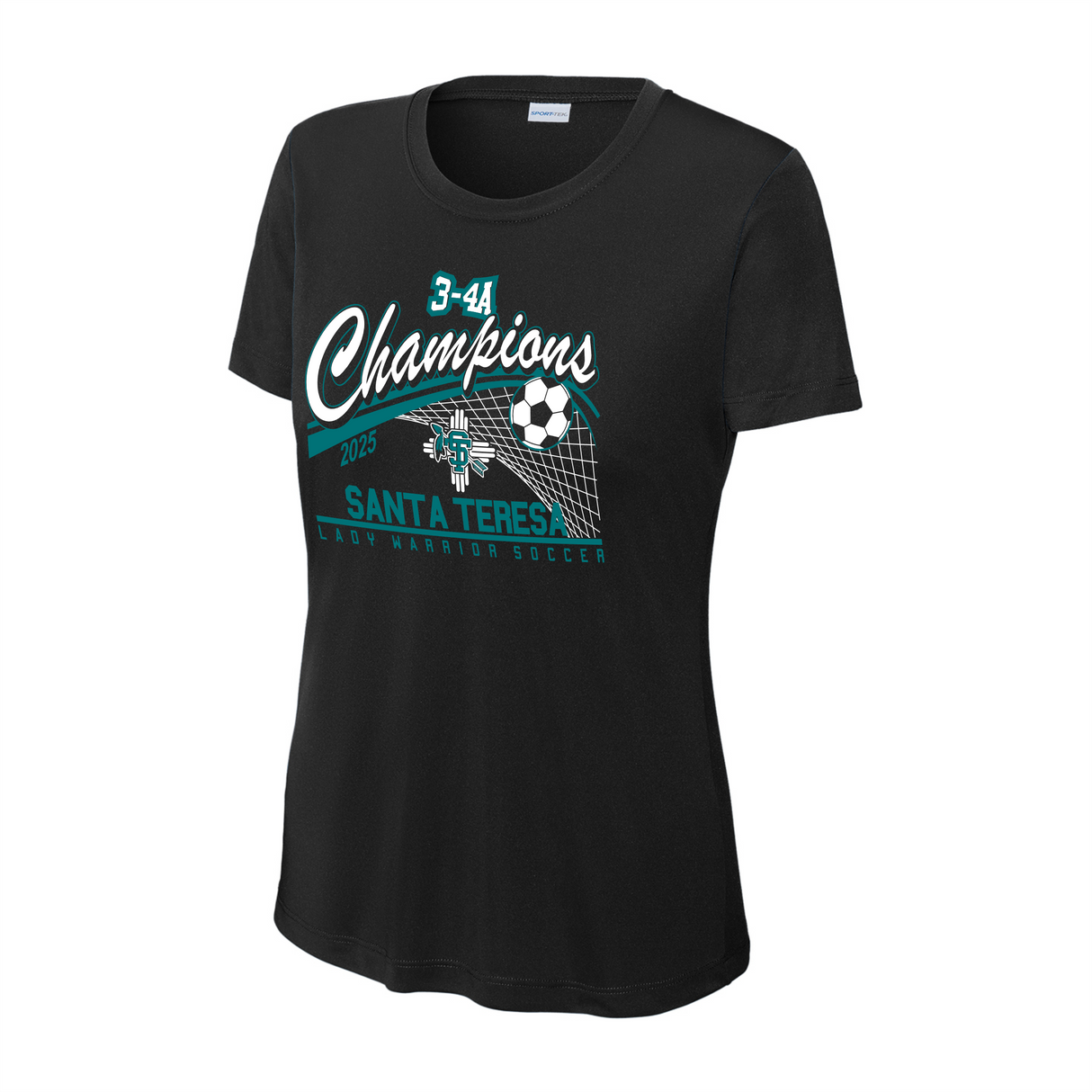 STHS Girls Soccer District Champs Women's Performance Tee
