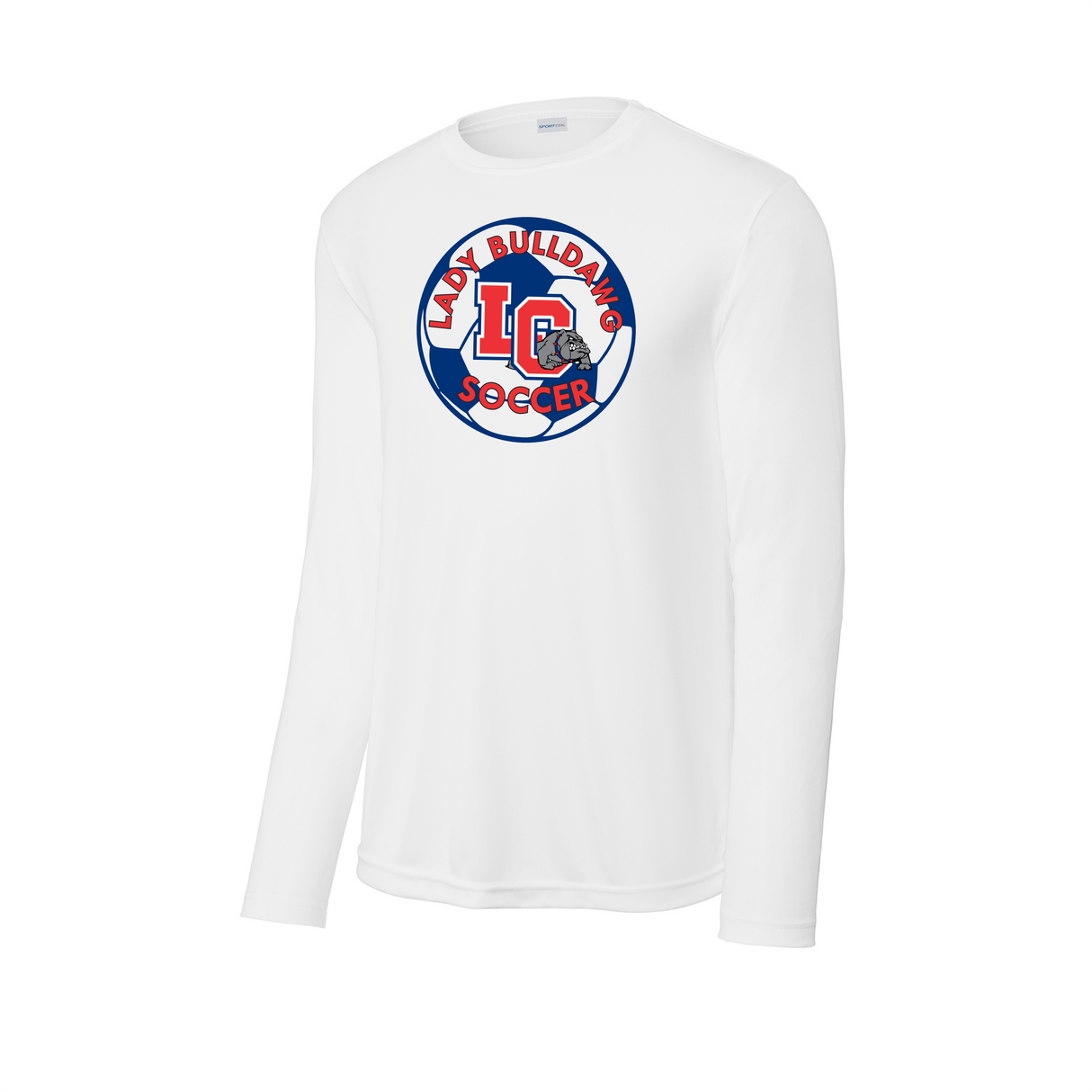 LCHS Lady Bulldawg Soccer Long Sleeve Performance Tee