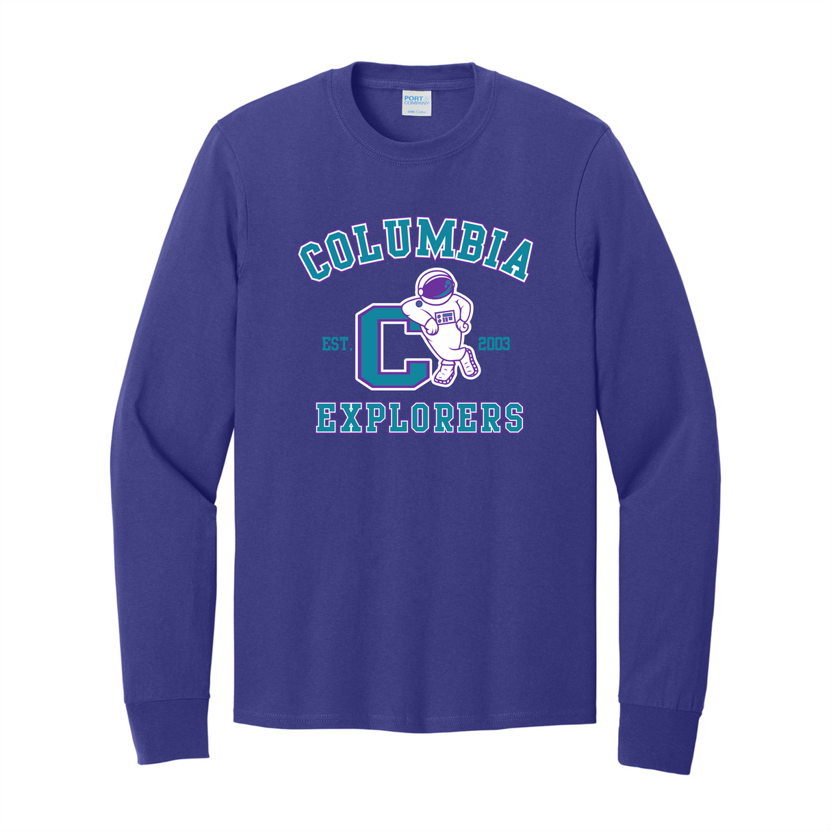 Columbia Elementary Long-Sleeve Cotton Tee