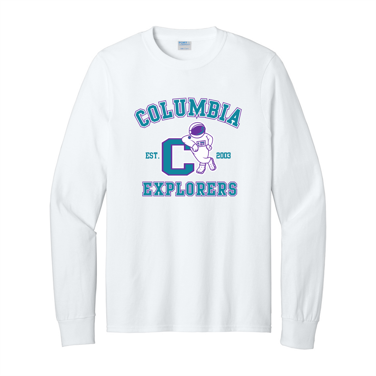 Columbia Elementary Long-Sleeve Cotton Tee