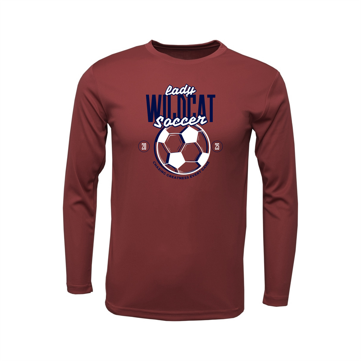 DHS Girls Soccer Long-Sleeve Performance Tee