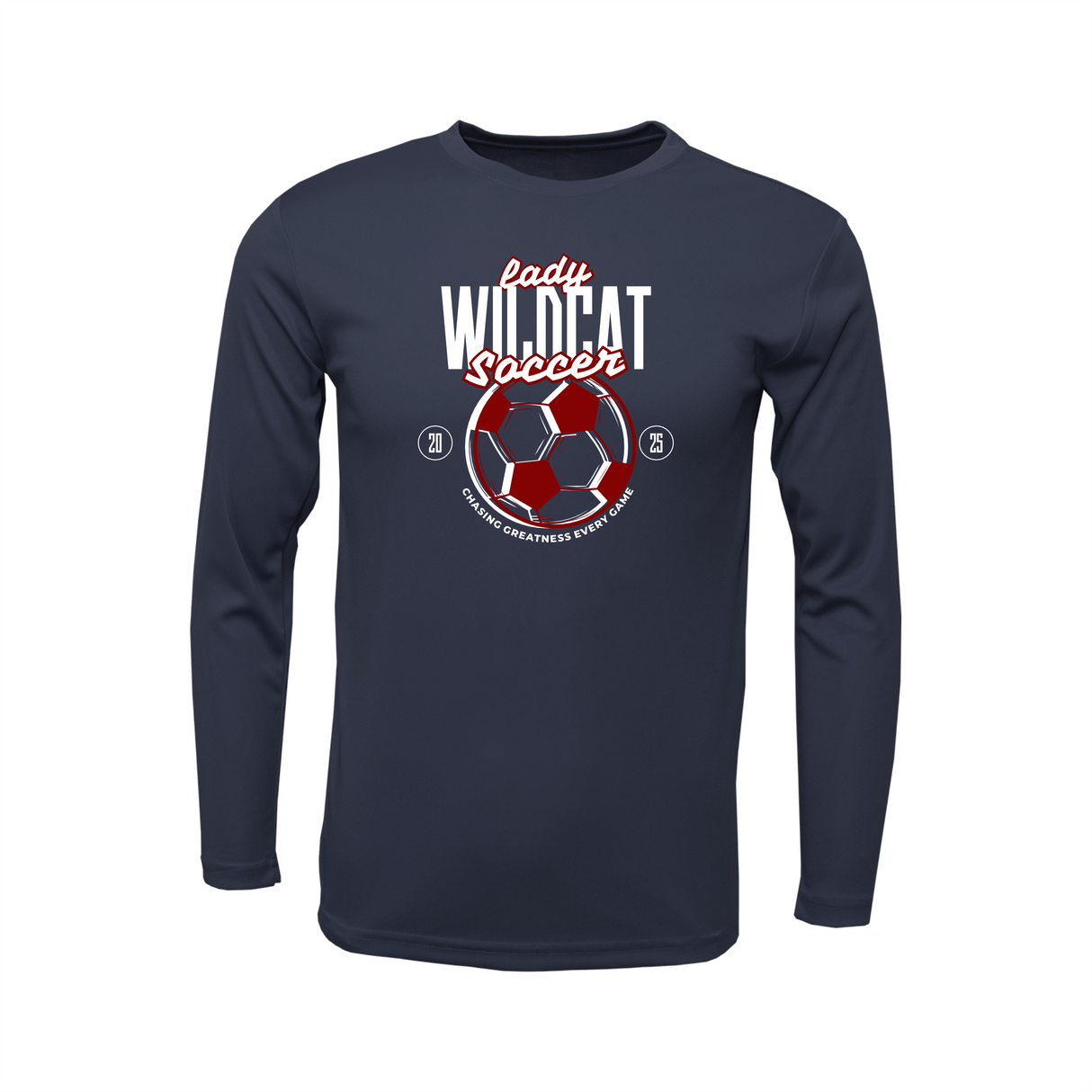 DHS Girls Soccer Long-Sleeve Performance Tee