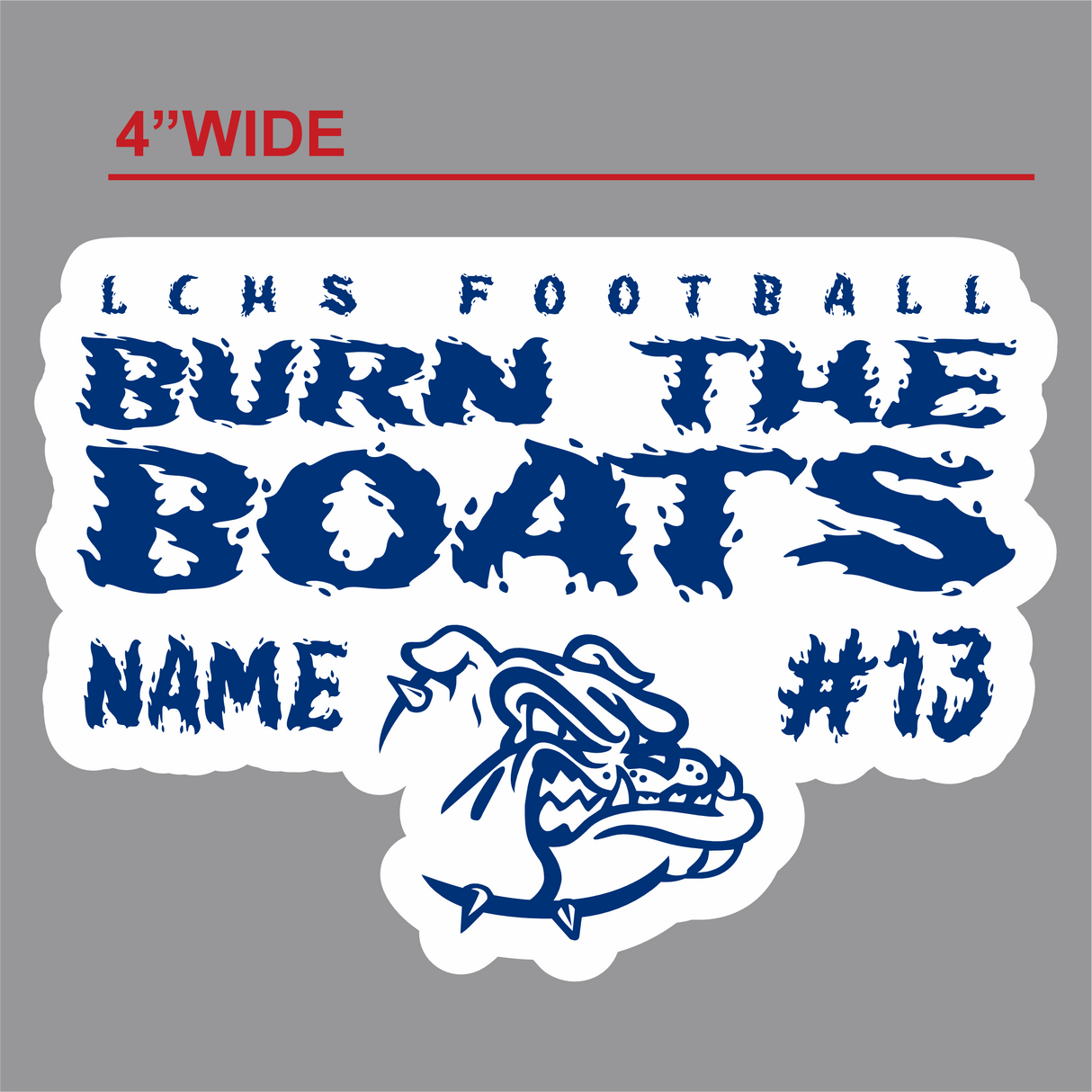 LCHS Football Decal