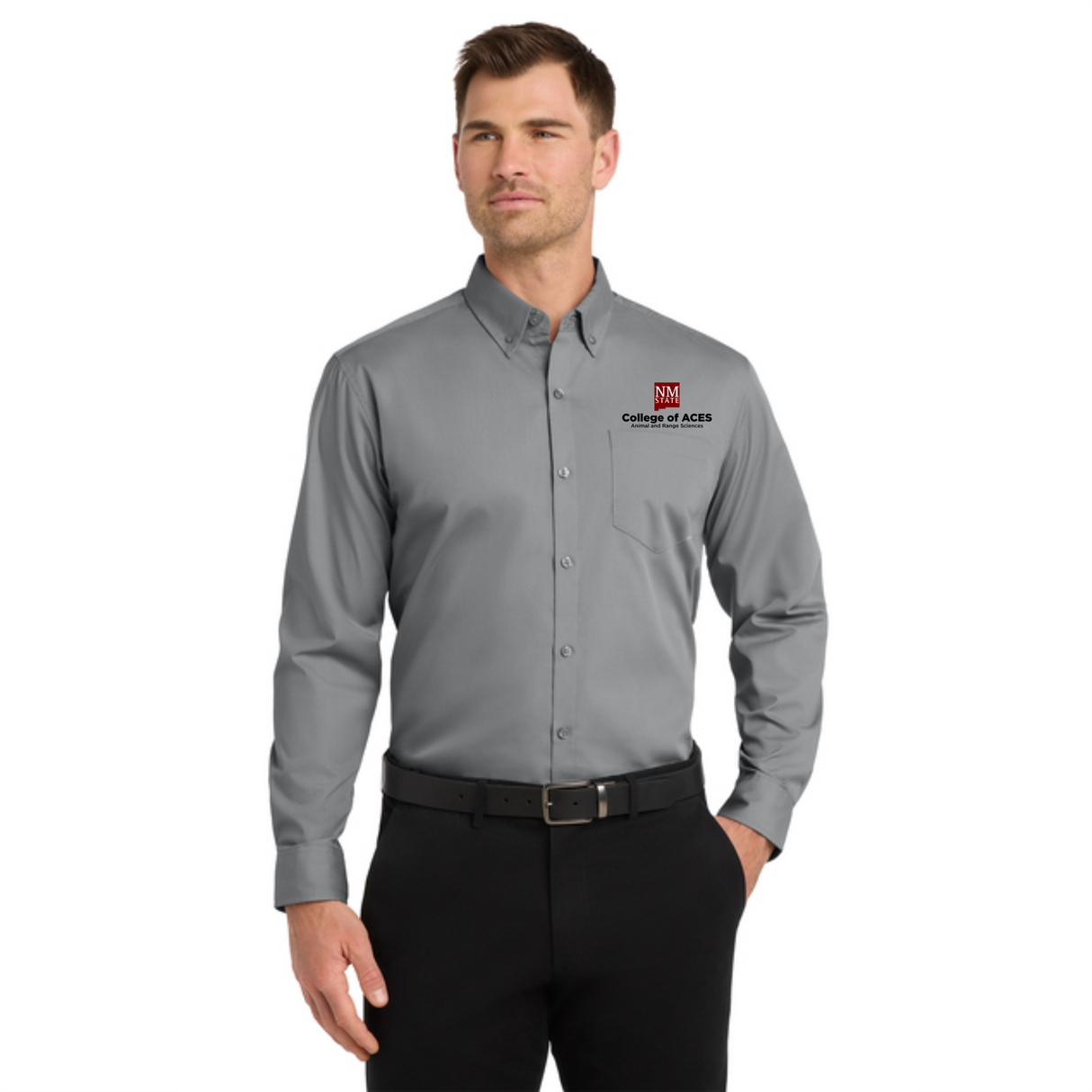 NMSU ANRS Long-Sleeve Full-Button Shirt