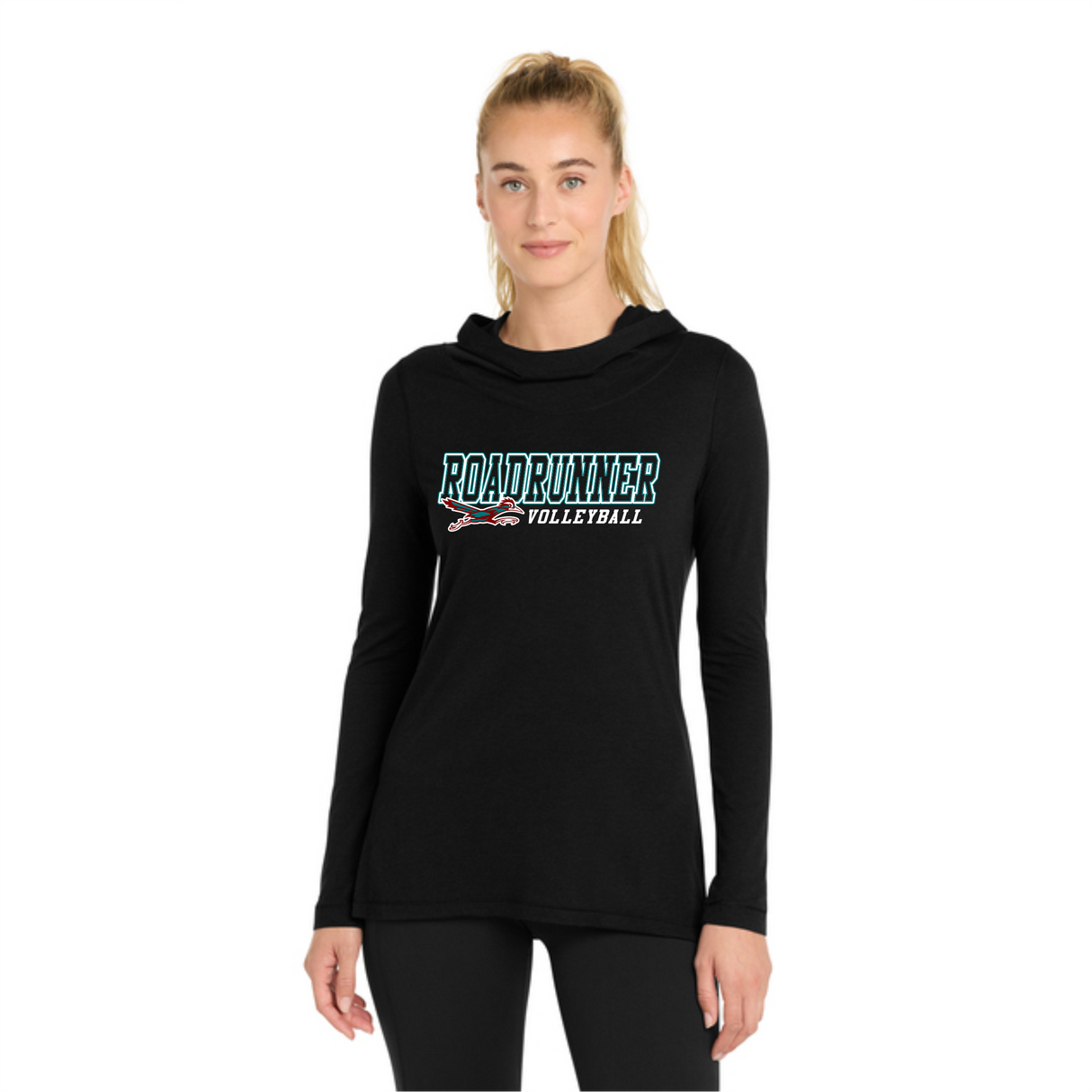 RVC "Italicized" Women's Tri-Blend Hoodie