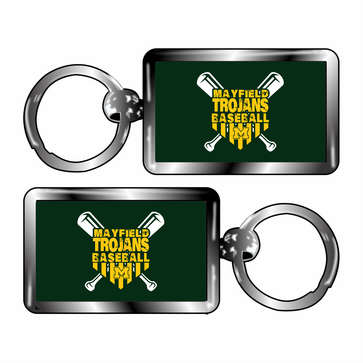 MHS Baseball Keychain