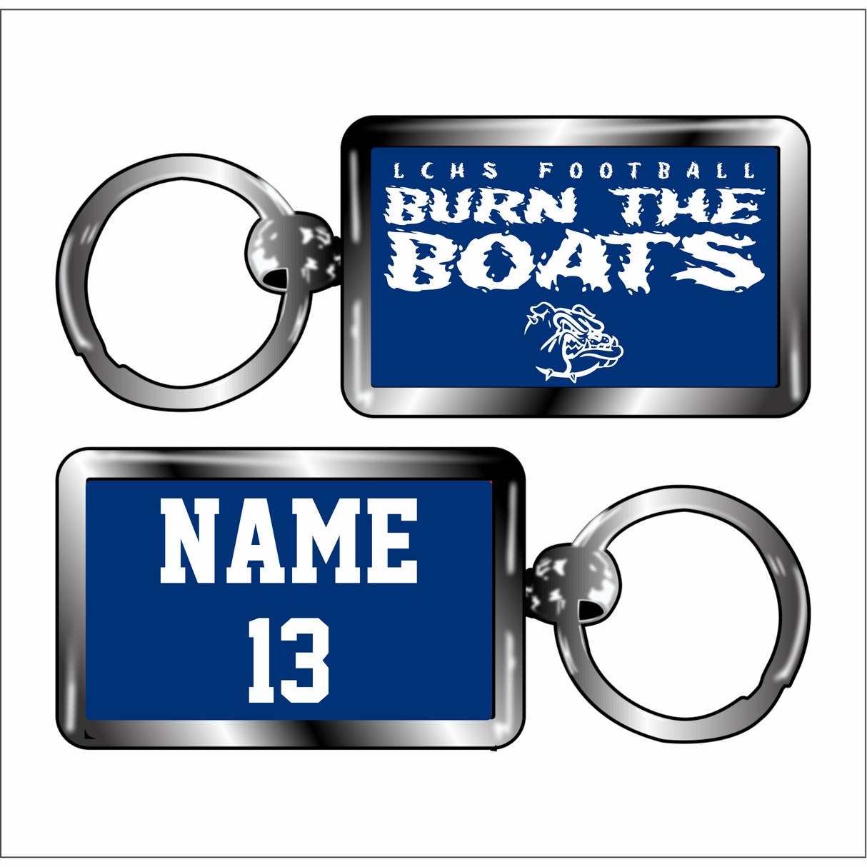 LCHS Football Keychain