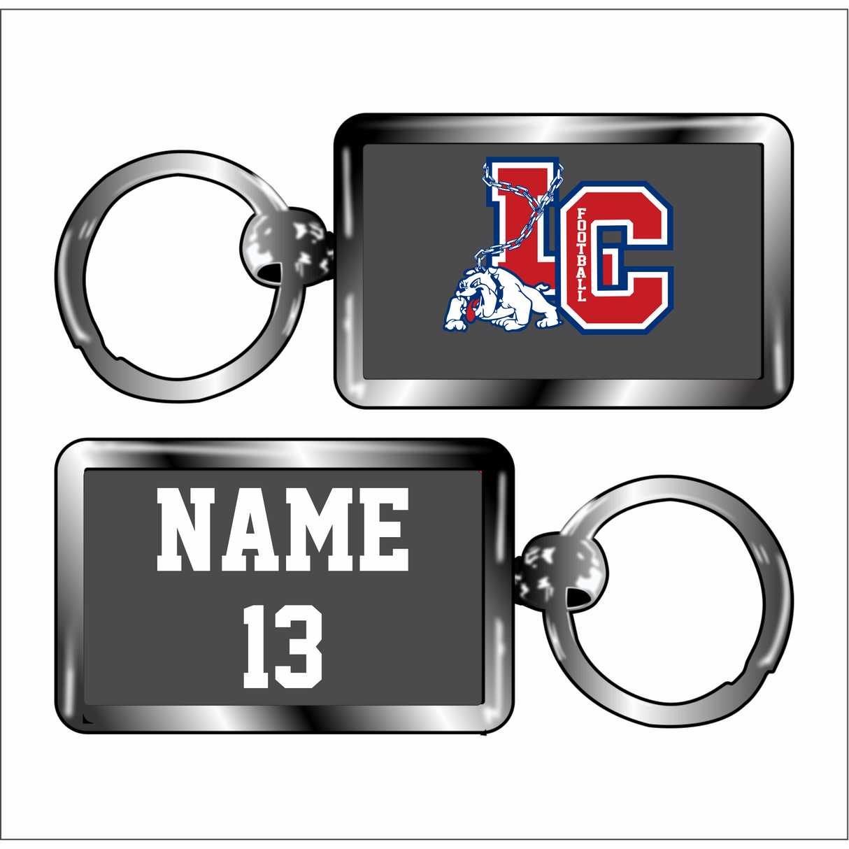 LCHS Football Keychain