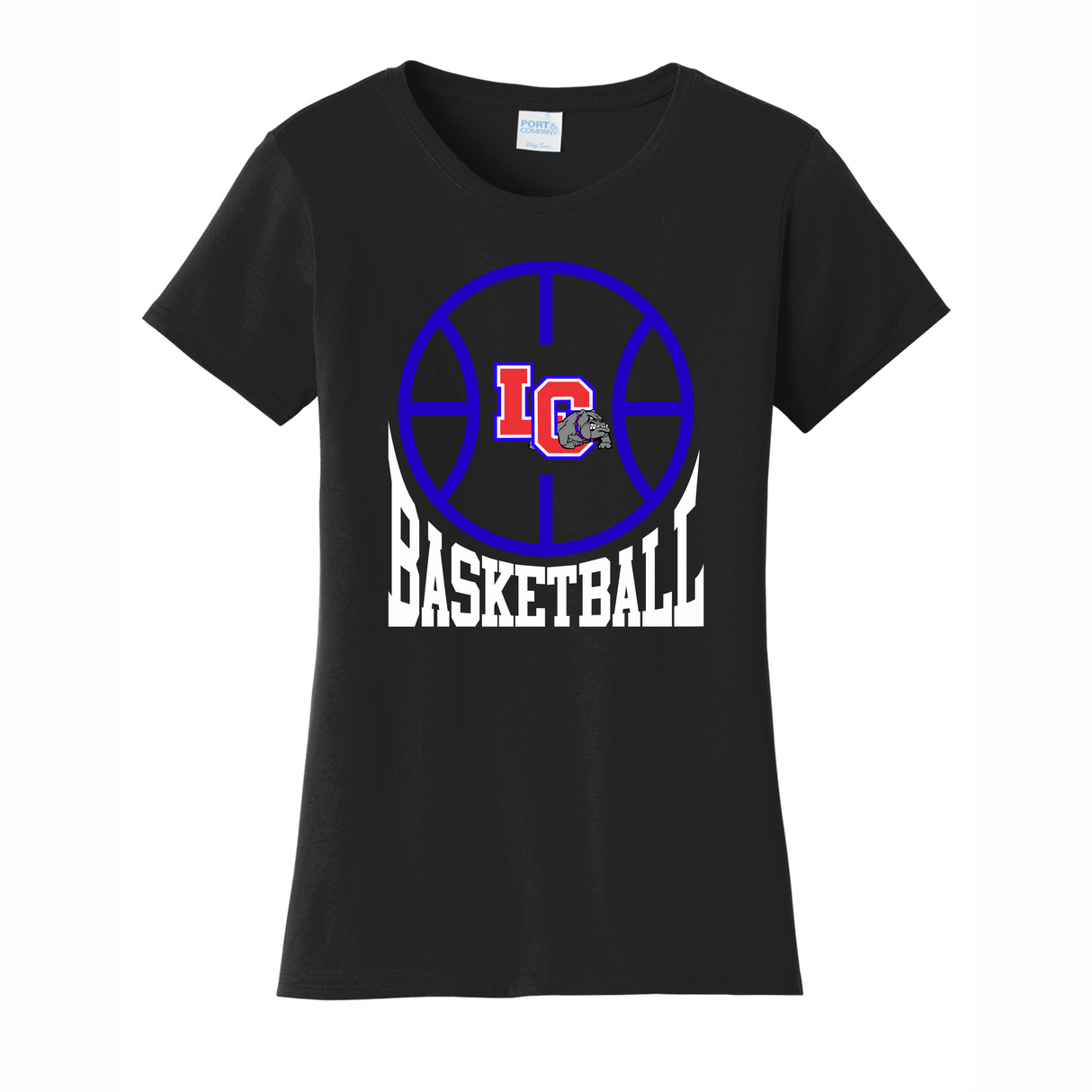 LCHS Boys Basketball Women's Cotton Tee