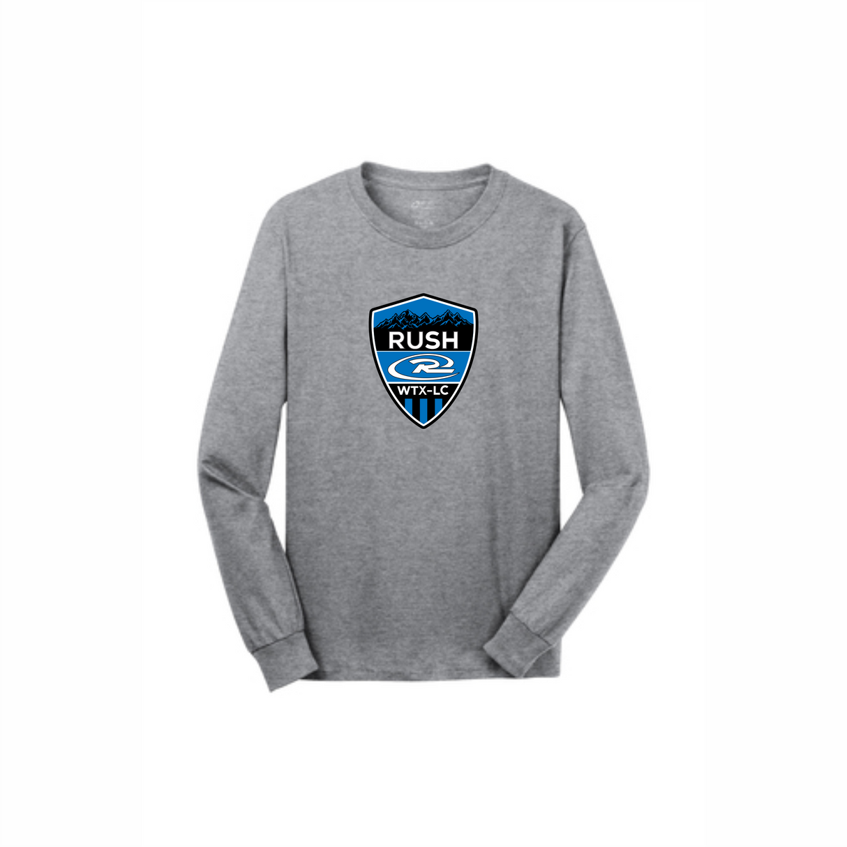 Rush Long-Sleeve Cotton Tee (Large Logo)