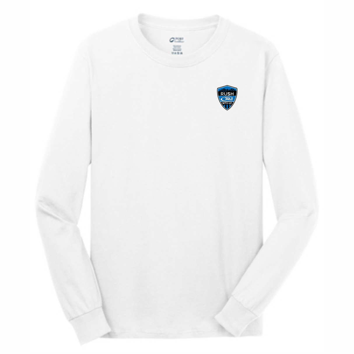Rush Long-Sleeve Cotton Tee (Small Logo)